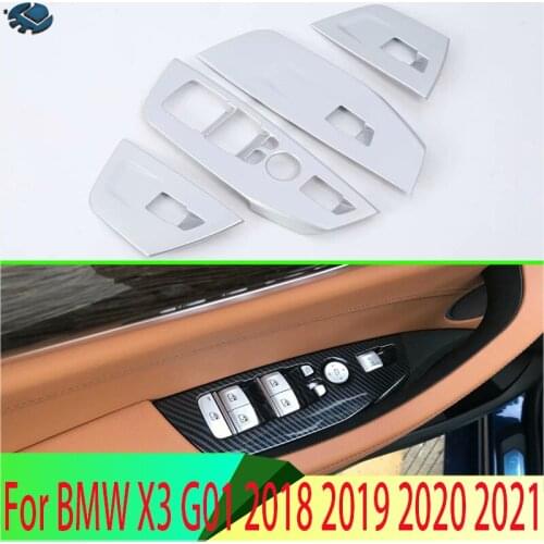 For BMW X3 G01 2018 2019 ABS Door Window Armrest Cover Switch Panel Trim Molding Garnish