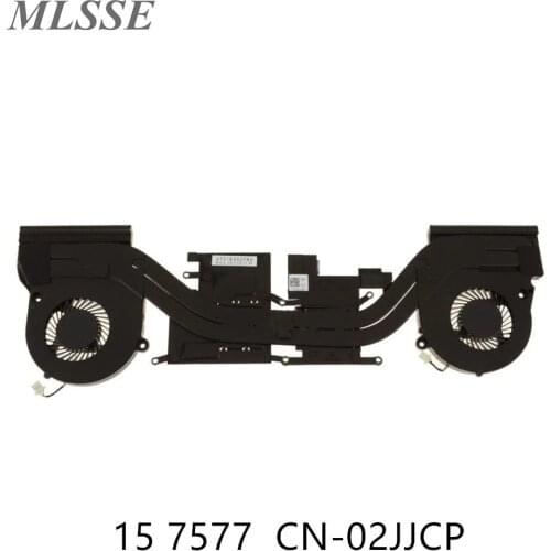 For Dell Inspiron 15 7577 CPU Graphics Heatsink Fan Assembly 2JJCP 02JJCP Full Tested