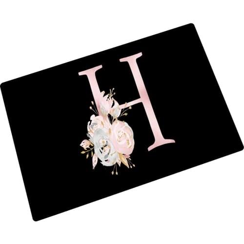 ABC Letter Printing Home Doormat Insole Kitchen Carpet Indoor Welcome Bathroom Non-Slip Floor Mats