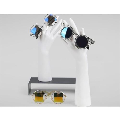 Simulation White Hand Model Glasses Display Props Female Fake Hand Model Jewelry Bracelet Watch Bracket Exhibition Display Rack