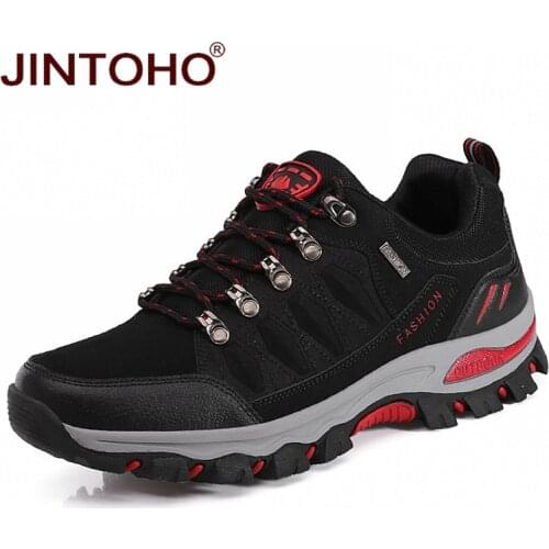 JINTOHO Outdoor Unisex Hiking Shoes Breathable Men Hiking Sneakers Rubber Mountain Shoes Climbing Sneakers Men Sport Shoes
