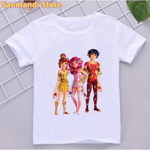 2021 Hot Sale The Mia And Me Elf Cartoon Print Tshirt Girls/Boys Summer Tops Fashion T Shirt Harajuku Kawaii Children Clothing