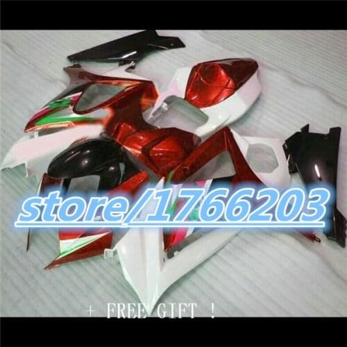 Hot sales GSX - R1000 K7 07, 08 GSX R1000 fairing kit K7 07-08 orange black white and sport bike cheap motorcycle