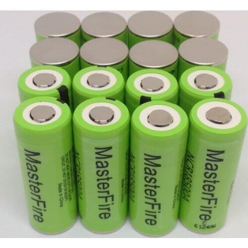 MasterFire 18pcs/lot New Version 100% Original Battery For Panasonic 3.7V 18500 NCR18500A 2040mAh Rechargeable Lithium Batteries