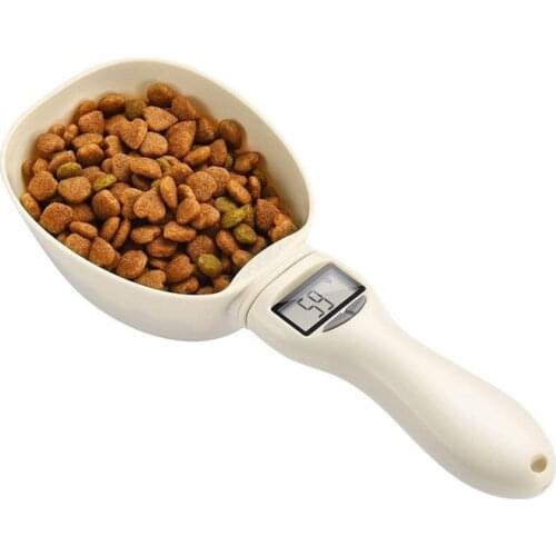 Pet Food Weighing Measuring Spoon Electronic Scales Detachable Portable Food Spoon Dog Cat Food Spoon Pet Feeder