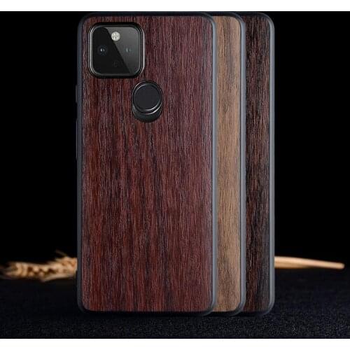 Simulation Wood grain case for Google Pixel 5 5A 4A 5G 4 4XL with Pastoral design,TPU+PC 2in1 material ,for Google pixel 5 case