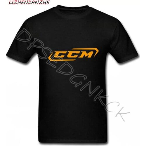 CCM orange logo mens shirt T-shirt high quality free shipping classic fashion style creative T-shirt sports short sleeve 081