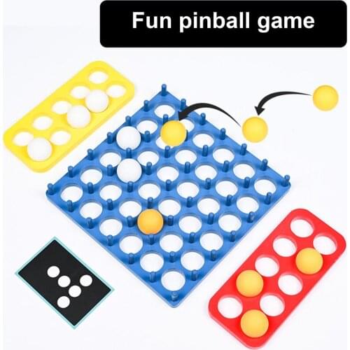 Desktop Bouncing Ball Board Game Jumping Balls Table Games Set Bounce Off Ball Intellectual Leisure Toys Party Puzzle Game Toy