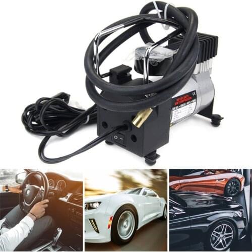 NEW Universal Portable Versatile 12V Auto Car Electric Air Compressor Bicycle Motor Wheel Tire Tyre Infaltor Pump