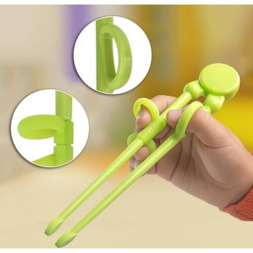 Korean Style Children Early Learning Training Solid Designed Chopsticks Baby Kids Enlightenment Chopsticks Learning Tableware