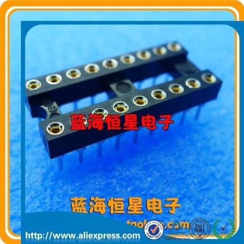 18P round hole IC block 18P round hole chip holder DIP-18 socket DIP18
