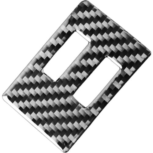 Genuine A/C Vent Outlet Knob Panel Trim Cover Carbon Fiber Decoration For 2019 Audi A6L A7 LHD Car Interior Accessories