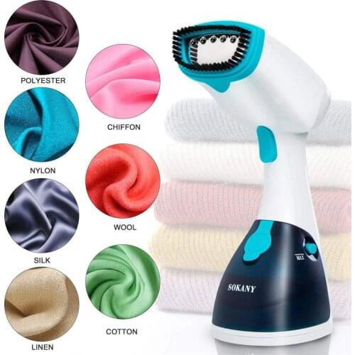 Mini Handheld Garment Steamers Clothes Fast-Heat Steam Iron Portable Travel Iron Vertical Ironing Fabric Steamer for Home
