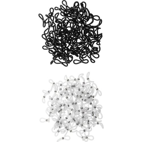 Glasses Strap Lanyard Ends Retainer Ends Loops for Eyeglass Chain Pack of 200Pieces