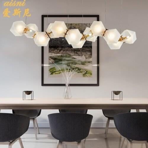 Style Originality Dna Molecule A Chandelier Modern Personality Arts Hotel Restaurant Reception Decoration Lamps And Lanterns