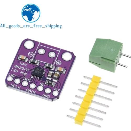 Max98357 3w Class D Amplifier Breakout Interface I2s Dac Decoder Module Filterless Audio Board For Raspberry Pi Esp32