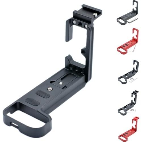 Vertical L Bracket Plate for Fuji XS10 Camera Stretchable Adjustable Quick Release QR L Plate