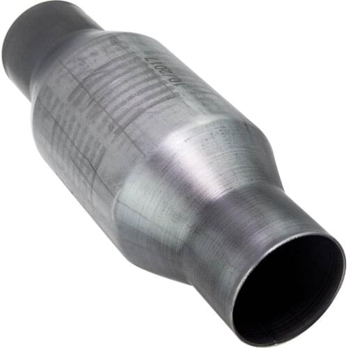 1x 410250 2.5" Universal High Flow Stainless 400CEL Exhaust Cat Catalytic Converter