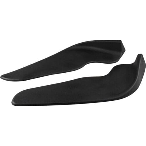 2Pcs Universal Vehicle Car Front Bumper Lip Spoiler Splitter Scratch Protector Carbon fiber Winglets Side Skirt Extension