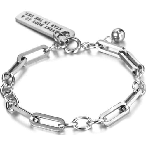 2021 Fashion Luxury Classic Men New Bracelet Diy Charm High Quality Titanium Steel Chain Bracelets For Men Jewelry Best Gift