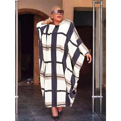 2020 African Dresses For Women Africa Clothing Muslim Long Dress High Quality Fashion Boubou African Dress For Lady Kaftan Robe