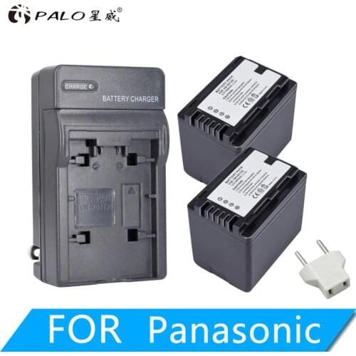 PALO 3900mAh VW-VBT380 VBT380 VW-VBT190 Battery+ USB Dual Charger for Panasonic HC-V720,HC-V727,HC-V730,HC-V750,HC-V760,HC-V770