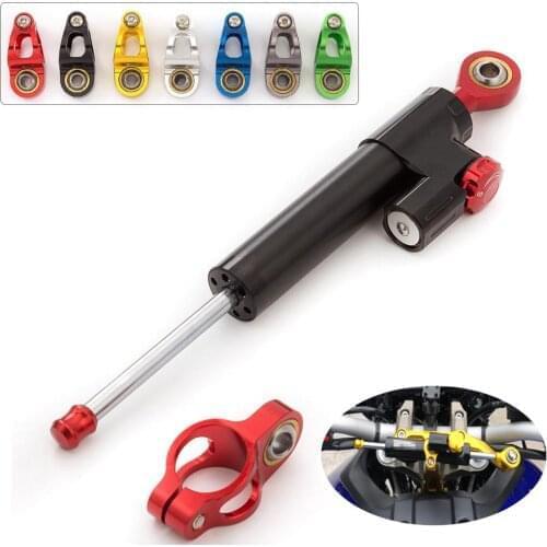 CNC Steering Damper For Kawasaki Z300 Z250 Ninja 300R 250R 650R ER6N EX300 ZX6R ZX10 Motorcycle Stabilize Dampers Safety Control