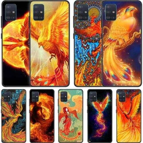 The Phoenix Case for Samsung Galaxy A51 A71 5G A Quantum A21s A91 M10 A21 A11 A31 A41 M51 M11 Silicone Phone Coque