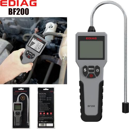 EDiag BF200 Brake Fluid Tester Pen LED for DOT3/DOT4/DOT5.1 brake fluid tester BF 200 Accurate Car Brake Oil Quality Check Pen