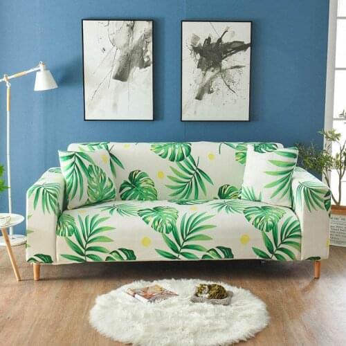 50Sofa Cover Elastic Floral Printing Line Style Stretch Sofa Covers for Living Room Couch Cover Loveseat Sectional Sofa Cover