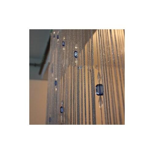 Hotsale 1*2.8m upscale bright thread beads crystal bead curtain thread door curtain off the entrance curtain home decoration
