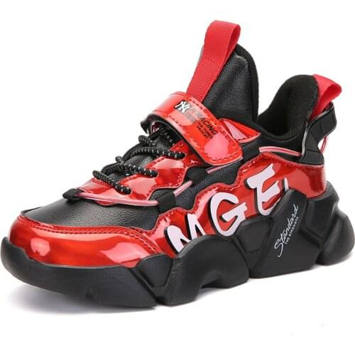 Leather Sports Shoes zapatillas niño deportiva School Running Childrens Sneakers 2021 Summer New Soft Bottom Fashion Big Kids