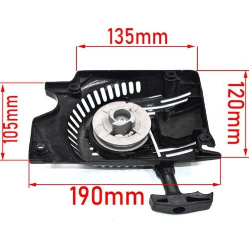 New Aluminium 47cc 49cc Pull Starter Recoil Start For 2 Stoke Mini Dirt Pocket Pit Bike Moto ATV Quad