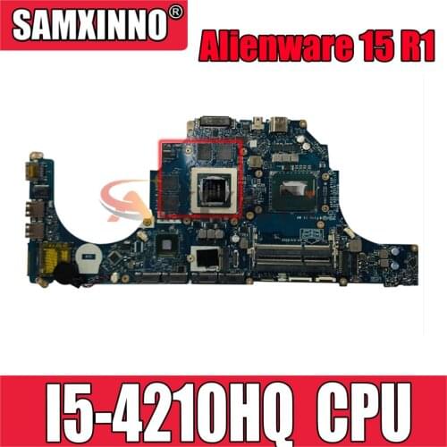 Original Laptop motherboard For DELL Alienware 15 R1 17 R2 I5-4210HQ Mainboard CN-00C5MH 00C5MH AAP20 LA-B753P SR1Q0 N16E-GF-A1