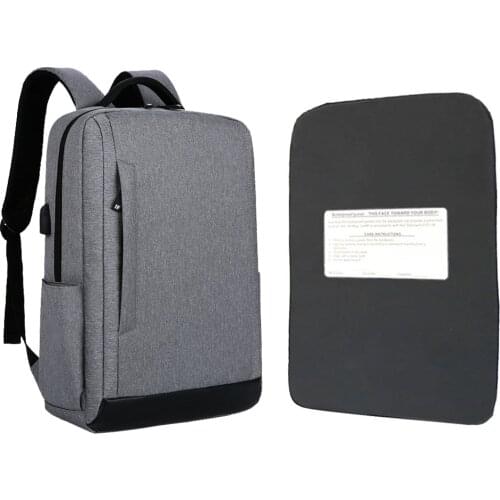 US NIJ IIIA Bulletproof Backpack Insert Level 3A Light Weight Trendy NIJ IIIA Rucksack Laptop for Student