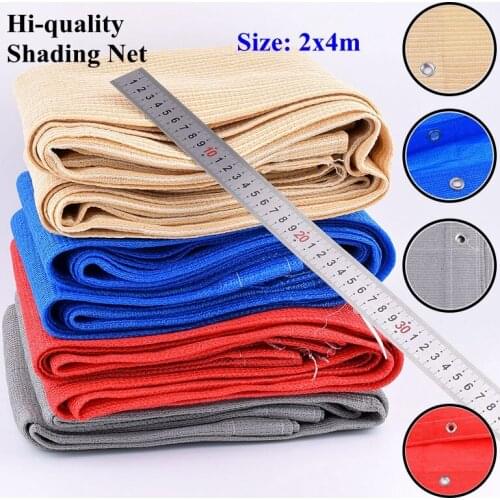 SgooHan 2x4m Hi-Quality Anti-UV Sunshade Net Succulent Plant Cover Shelter Swimming Pool Shading Net Car Terrace Outdoor Awning