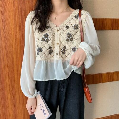 SPECALDFY Womens Chiffon Blouses