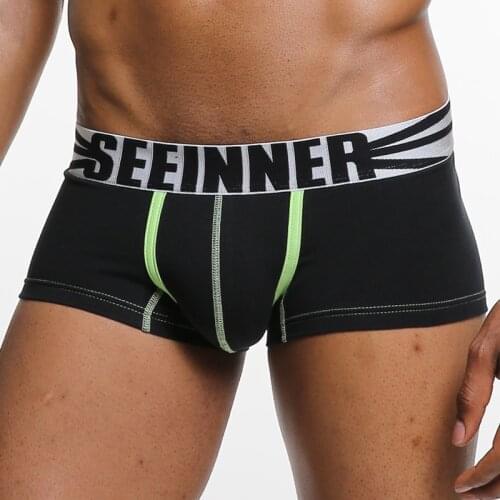 Cotton Boxershorts Men Comforable Panties Gay Sexy Underwear Man Boxers U Convex Pouch Male Panties Underpants