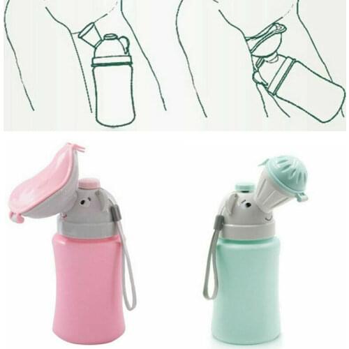 2021 Baby Travel Urinal Pot ABS Kid Portable Urinal Toilet Potty Training Baby Boys Girl Car Travel Supply 500ML