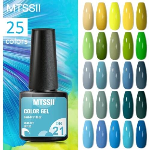 25/30PCS Gel Polish Set All For Manicure Semi Permanent Vernis Top Coat UV LED Gel Varnish Soak Off Nail Art Gel Nail Polish