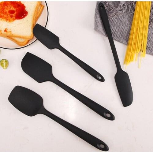 4Pcs Silicone Cream Butter Cake Spatula Scraper Mixer Home Kitchen Baking Pastry Tools