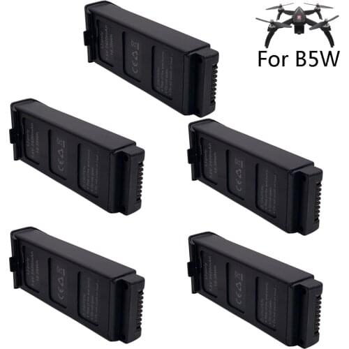 7.6V 2420mAh upgrade LiPo Battery For MJX R/C Bugs 5W B5W 4K RC Quadcopter Spare Parts 7.4v Drone Battery For X5 Pro Battery 5PC