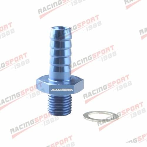 M14x1.5 To 1/2" (12.7mm) Barb Aluminum Adapter Fitting Bosch 044 Fuel Pump Inlet
