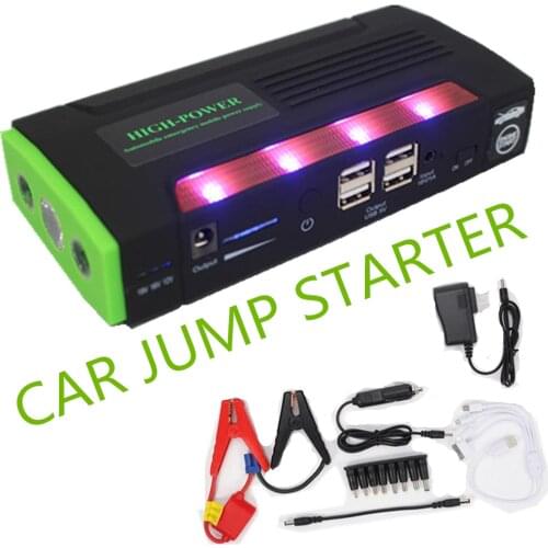 Car power bank car jump starter multi function power bank bateria battery 12V car charger auto start booster