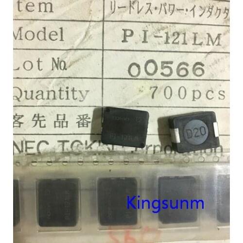 Free shipping 10pcs New PI-121LM N/TOKIN SMD power inductor 120UH 12*10*6mm