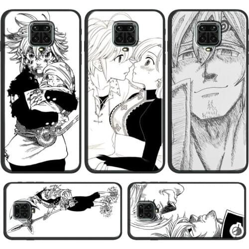 Manga Nanatsu no Taizai Phone Case For Xiaomi Redmi Note 10 Pro 9S 8T 7 8 Note 9 Pro Cover For Redmi 9C 9T 9A 8A