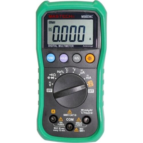 MASTECH MS8239C Digital Auto Range Multimeter With Temperture Thermocouple