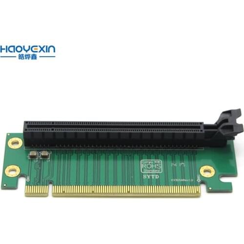 Hot Worldwide PCI-E Express 16X 90 Degree Adapter Riser Card For 2U Computer Server Chassis hot new