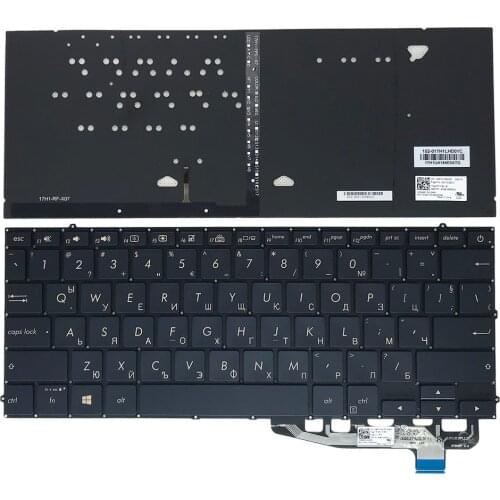 OVY BG Backlight keyboard for ASUS zenbook UX391 UX391UA ET UX391FA Bulgarian blue backlit laptop keyboards 0KNB0-2606BG00 new