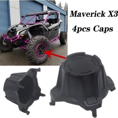 4pcs Wheel Center Caps Compatible for Can Am 2017 2018 2019 Maverick X3 705401841